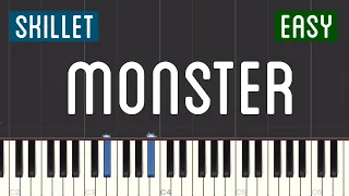 Skillet - Monster Piano Tutorial | Easy