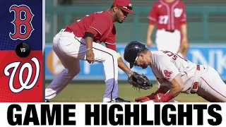 Red Sox vs. Nationals Game Highlights (10/2/21) | MLB Highlights