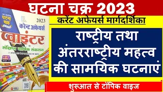 राष्ट्रीय तथा अंतराष्ट्रीय महत्व की सामायिक घटनाएं || Ghatna Chakra Book || UP Lekhpal Exam 2022