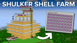 Minecraft Scaffolding Shulker Shell Farm - 1400 Per Hour!