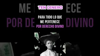 Decreto para TENER DINERO✨ Florence Scovel Shinn ✨ decretos Metafísica #shorts