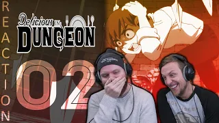 SOS Bros React - Delicious in Dungeon Episode 2 - Roast Basilisk!