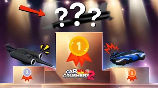 The FASTEST Cars in Car Crushers 2 Roblox