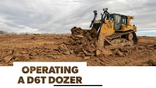 Operating a D6T Dozer