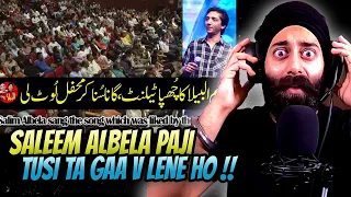 Punjabi Reaction on Saleem Albela sang the song | Amazing Comedian & Singer too | PunjabiReel TV