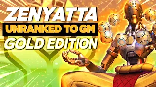 ZENYATTA EDUCATIONAL UNRANKED TO GM *CHALLENGE* - GOLD EDITION | mL7 (Overwatch)