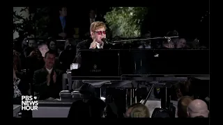 Elton John praises Republicans George W. Bush and Lindsey Graham for federal AIDS funding