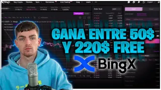 GANA ENTRE 50$ Y 220$ GRATIS CON BINGX | Bonos Trading