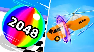 Ball Run 2048 | Shape-shifting - All Level Gameplay Android,iOS - NEW APK UPDATE