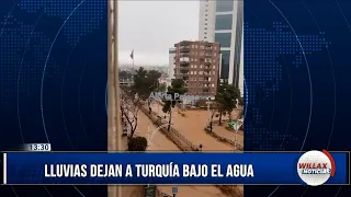 Willax Noticias Edición Mediodía - MAR 16 - 3/4 - LLUVIAS DEJAN A TURQUÍA BAJO EL AGUA | Willax