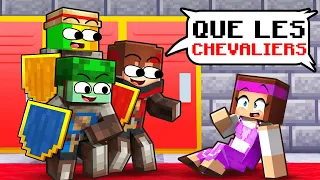 SURVIVRE sur un CHUNCK réservé aux CHEVALIERS sur Minecraft !