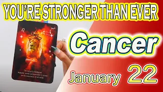 Cancer ♋️ YOU WON’T BELIEVE IT 😲 CANCER horoscope for today JANUARY 22 2022 ♋️ love, money HOROSCOPE