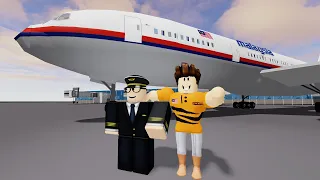 Pengalaman Menaiki Kapal Terbang Malaysia Airlines Dalam Roblox!!! [Ipoh Airport] (Roblox Malaysia)