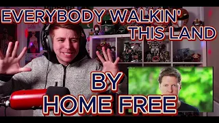 SUCH A GREAT MESSAGE!!!!!!!!!! Blind reaction to Home Free - Everybody Walkin' This Land