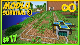 TREN SİSTEMİ ve OTOMATİK 🌲AĞAÇ 💎ELMAS -  Modlu Survival S3 _ #17