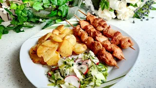 Zarte HÄHNCHENBRUST SPIEßE sehr lecker / КУРИНАЯ ГРУДКА НА ПАЛОЧКЕ  😋