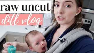 RAW UNCUT DAY IN THE LIFE WITH A NEWBORN AND A TODDLER 2020 | KAYLA BUELL