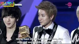 [Vietsub] 29/11/11 #MAMA2011 - Super Junior won Album of The Year [s-u-j-u.net]