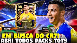 EM BUSCA DO CR7!🤩🇵🇹 ABRI TODOS PACKS DA BUNDESLIGA TOTS FC MOBILE