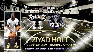 Ziyad Holt class of 2027 Positive Day School & NY Gauchos AAU teams.