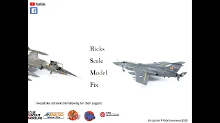 Part 4 of the Kinetic 1/48th Scale F-104J Starfighter Build