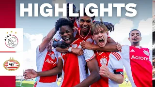 Great goals by 🇵🇱🇳🇱🇧🇪 | Highlights Ajax O17 - PSV O17