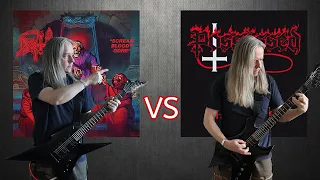Death "Scream Bloody Gore" VS Possessed "Seven Churches" (Guitar Riffs Battle)