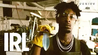 21 Savage Makes A Knife & Explains How ‘Issa Album’ Came Together | IRL