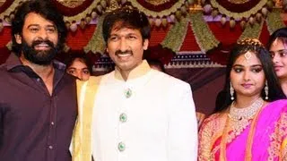 Gopichand Reshma Wedding Reception Video - 02