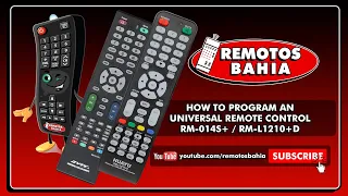 HOW TO PROGRAM YOUR LCD LED SMART TV WITH AN RM-014S+ RM-L1210+D UNIVERSAL REMOTE CONTROL