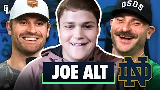 Joe Alt On NFL Aspirations & Which Team Will Draft Him