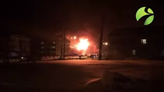 Пожар в Ноябрьске ликвидирован. В сгоревшем доме найден труп мужчины