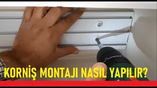 Korniş nasıl takılır?  korniş montajı nasıl yapılır? Hızlı anlatım