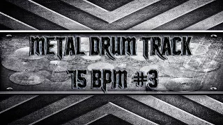 Stoner Metal Drum Track 75 BPM (HQ,HD)