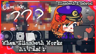 When Elizabeth Afton Works At Fnaf 1 ~ Fnaf❤️✨ ~ Gacha Club Skit❤️ ~ ⚠️MY AU⚠️