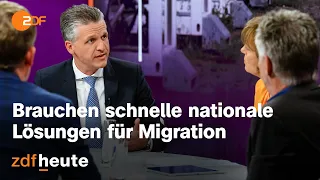 Abschreckung statt Aufnahme - ändert Deutschland die Asylpolitik? | maybrit illner vom 05.10.2023