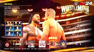 WWE 2K24 Showcase - Roman Reigns vs. Cody Rhodes | 40 Years of WrestleMania