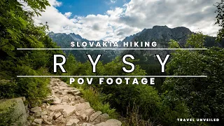 Hiking Slovakia | Strbske Pleso - Rysy | POV Hike Up To Peak | 2023