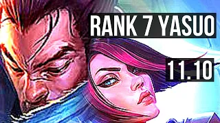 YASUO vs FIORA (TOP) | 10/1/9, Rank 7 Yasuo, 900K mastery | EUW Challenger | v11.10