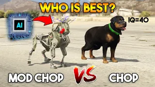 GTA 5 CHOP VS AI CHOP (WHO IS BEST?)