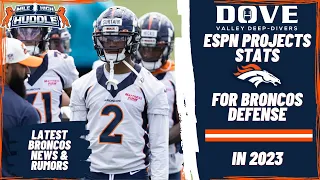 ESPN Projects Broncos Defensive Stats for 2023 | Dove Valley Deep-Divers