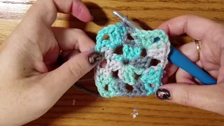 Continuous Granny Square blanket tutorial