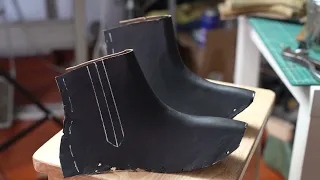 The whole process Making Handmade Boots from Horween Chromexcel | How It's Made | ASMR