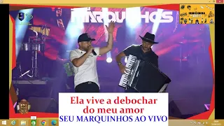 ELA VIVE A DEBOCHAR DO MEU AMOR. (SEU MARQUINHOS AO VIVO)