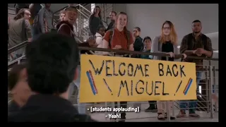 Cobra Kai Season 3 | 3x07 Miguel returns to school