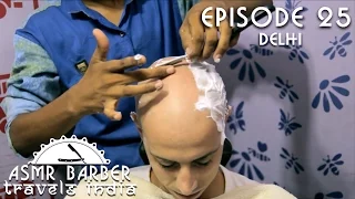 Sleeping Head Shave - Indian Barber ASMR No talking