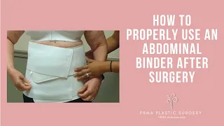 How To Properly Use an Abdominal Binder After Surgery