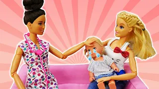 Кукла Штеффи заболела? Новые серии Барби. Смешные видео про школу для девочек