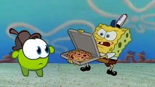 Ниббл Ном пытается получить пиццу от Губки Боба