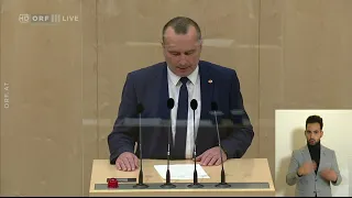 2020 11 17 067 Alois Kainz FPÖ   Nationalratssitzung vom 17 11 2020 um 0905 Uhr